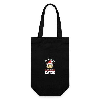 Père Noël Fête de Noël Noël Chats - Sac à bouteille - noir - Devant