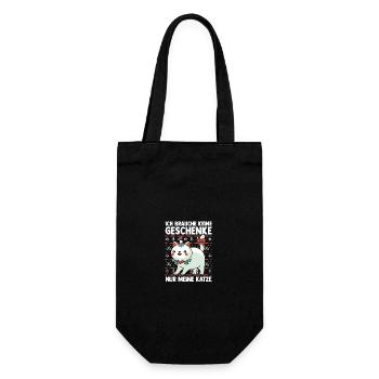 Père Noël Fête de Noël Noël Chats - Sac à bouteille - noir - Devant