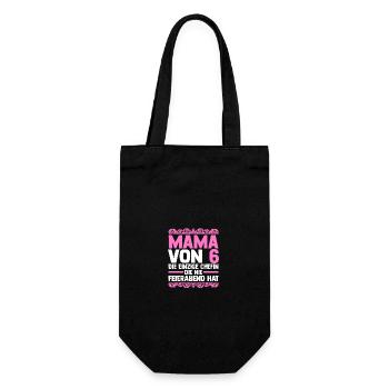 Maman de 6 enfants - Sac à bouteille - noir - Devant