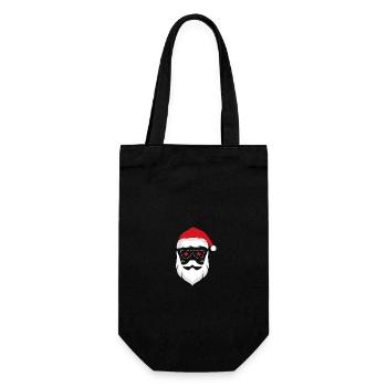 Noël du Père Noël - Sac à bouteille - noir - Devant