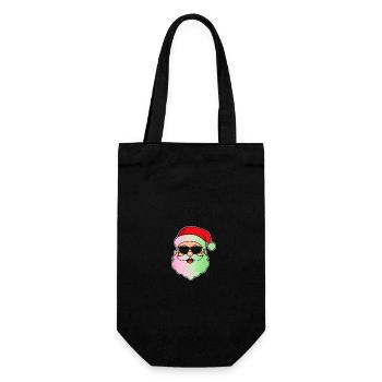 Noël du Père Noël - Sac à bouteille - noir - Devant