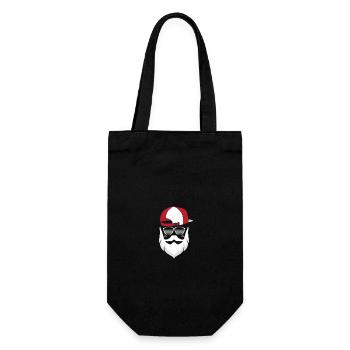 Noël du Père Noël - Sac à bouteille - noir - Devant