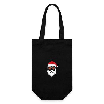 Noël du Père Noël - Sac à bouteille - noir - Devant