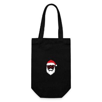Noël du Père Noël - Sac à bouteille - noir - Devant