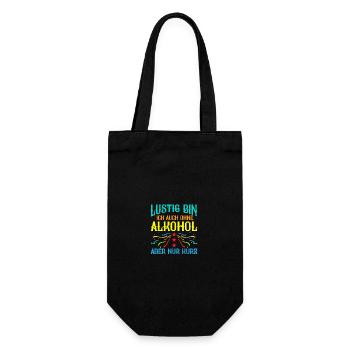 Carnival Costume Beer Carnival Carnival - Gift Bag for Bottles - black - Front