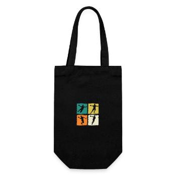 Joueurs de handball Handball - Sac à bouteille - noir - Devant