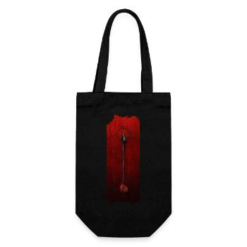 Piercing Precision: Arrow - Gift Bag for Bottles - black - Front