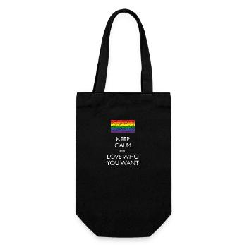 Gay Pride - Gift Bag for Bottles - black - Front