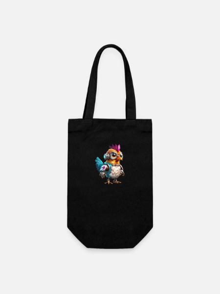 Poulet Robo - Sac à bouteille - noir
