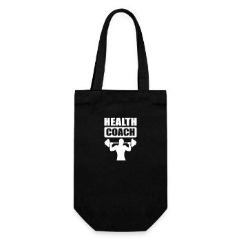 Fitness Fitness Trainer Gym - Gift Bag for Bottles - black - Front