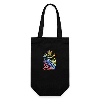 Masque de ski après-ski 2024 coloré - Sac à bouteille - noir - Devant