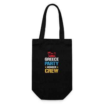 Greece Party Crew - Gift Bag for Bottles - black - Front