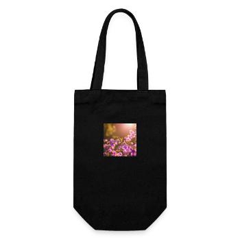 Flowers in spring - Gift Bag for Bottles - black - Front