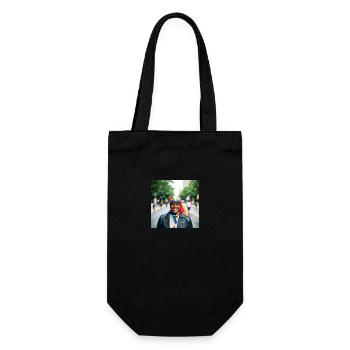 Stand up for yourself. - Geschenkbeutel für Flaschen - Schwarz - Vorne