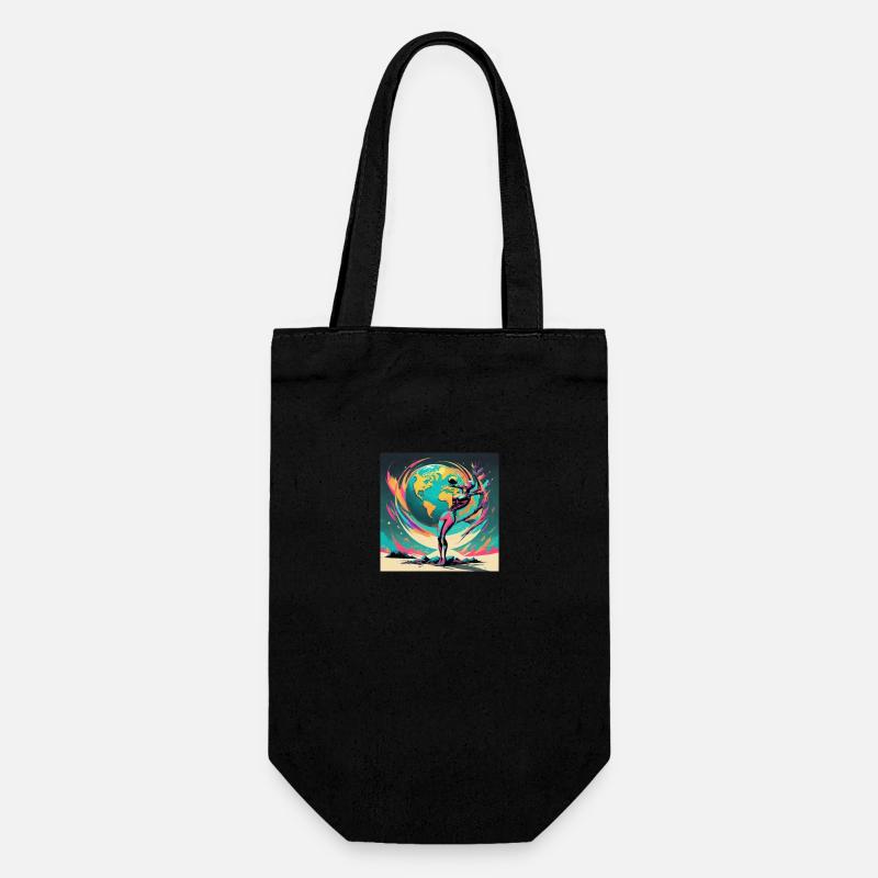 Le monde est à nous - Sac à bouteille - noir