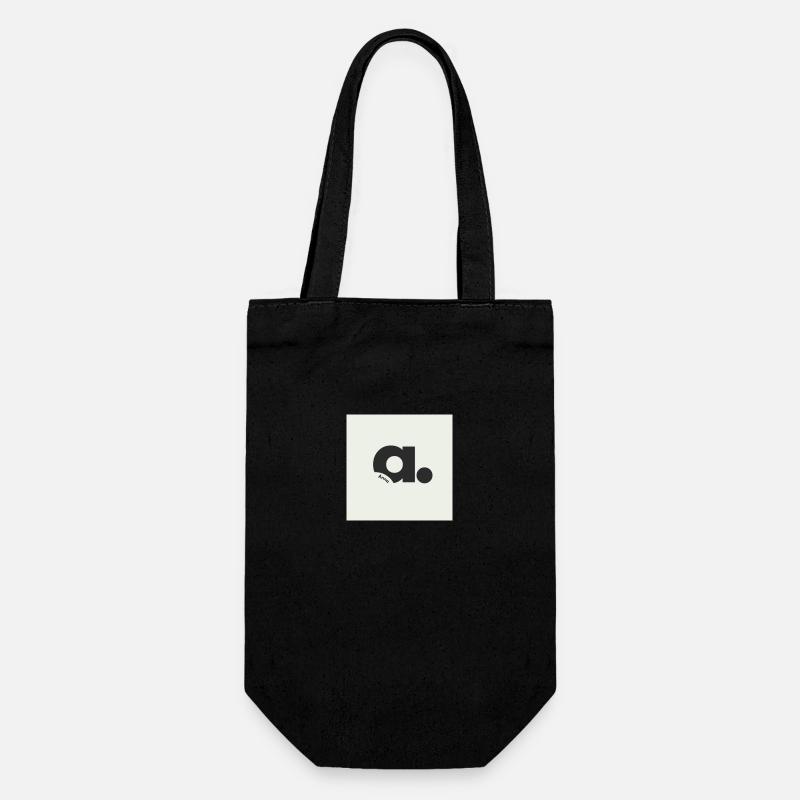 Personalisiert - Geschenkbeutel für Flaschen - Schwarz