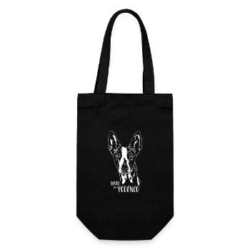 Aimé par un chien podenco Dog Saying Wilsigns - Sac à bouteille - noir - Devant