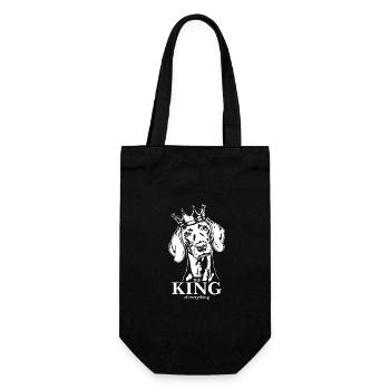 Braque de Weimar roi de tout ce qui dit chien Wilsigns - Sac à bouteille - noir - Devant
