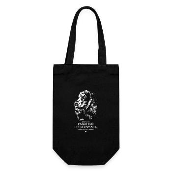 Cocker anglais Épagneul Maman Chien Chien Wilsigns - Sac à bouteille - noir - Devant