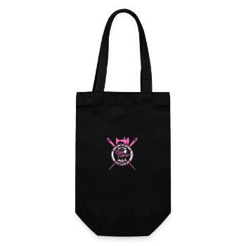 Sewing Happiness - Gift Bag for Bottles - black - Front