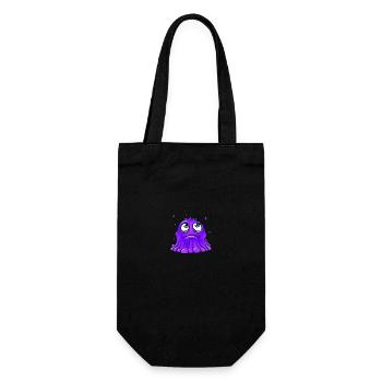 Purple Slime Monster - Gift Bag for Bottles - black - Front