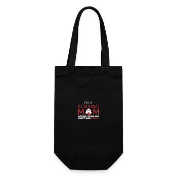 Cooler Bowling Mom - Gift Bag for Bottles - black - Front
