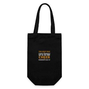 Cheerleading Cheer And Have Fun - Gift Bag for Bottles - black - Front