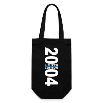 2004 Limited Edition Geschenkidee - Geschenkbeutel für Flaschen - Schwarz - Vorne