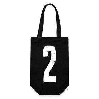 2 ! Numéro 2 - Sac à bouteille - noir - Devant