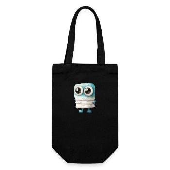 Cute monster watercolor - Gift Bag for Bottles - black - Front