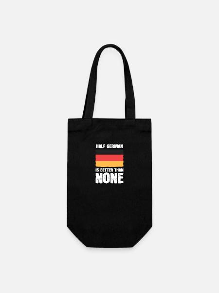 American German - Gift Bag for Bottles - black