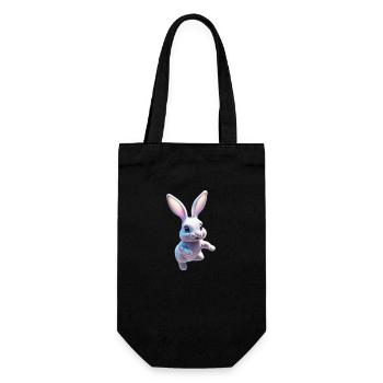 Rabbit Cuty - Geschenkbeutel für Flaschen - Schwarz - Vorne