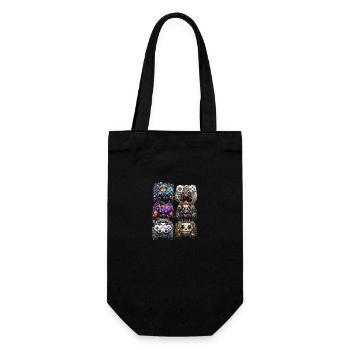 Funny Halloween Gaming Controller Set - Gift Bag for Bottles - black - Front
