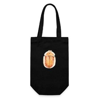 Sternmiere Schildkäfer - Geschenkbeutel für Flaschen - Schwarz - Vorne
