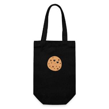 Cookie - Geschenkbeutel für Flaschen - Schwarz - Vorne