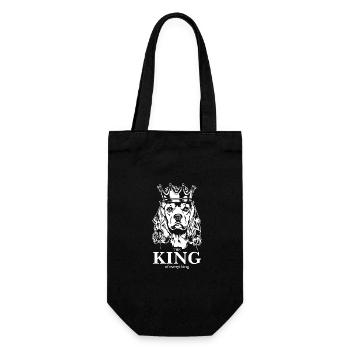 American Cocker Spaniel roi de tout les chiens - Sac à bouteille - noir - Devant