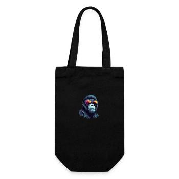 Cool Gorilla avec Lunettes de Soleil Urban Jungle - Sac à bouteille - noir - Devant