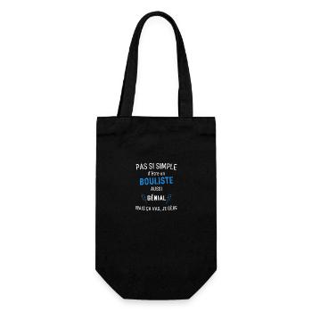 Bouliste Génial - Sac à bouteille - noir - Devant