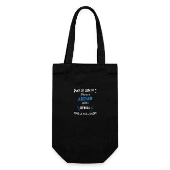 Awesome Archer - Gift Bag for Bottles - black - Front