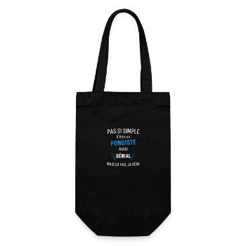 T-shirt Pongiste Génial - Sac à bouteille - noir - Devant