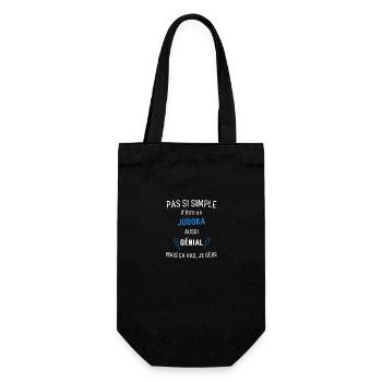 Awesome Judoka T-Shirt - Gift Bag for Bottles - black - Front