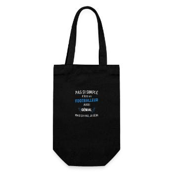 Football Génial - Sac à bouteille - noir - Devant