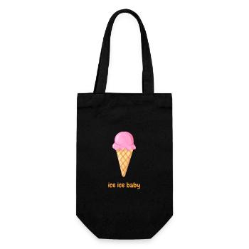 Eis eis baby - Gift Bag for Bottles - black - Front