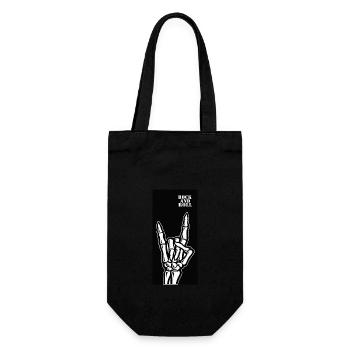 Rock and Roll - Gift Bag for Bottles - black - Front