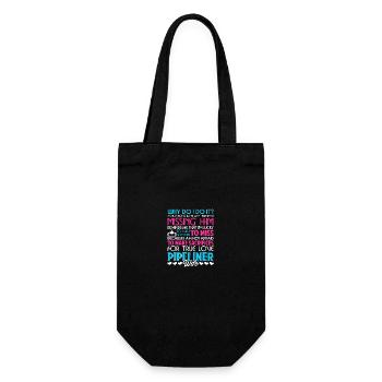 Pipeliner Wife Why Do I Do It - Gift Bag for Bottles - black - Front