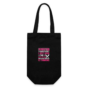 Pipefitter Pipefitter I Am Not Rude - Gift Bag for Bottles - black - Front