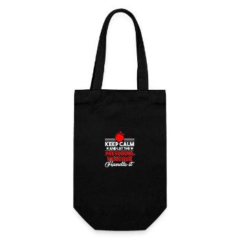 Preschool Teacher Preschool Teacher Handle It - Gift Bag for Bottles - black - Front