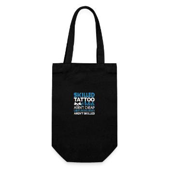 Tattoo Artist Skilled Tattoo Artists Aren't Cheap - Gift Bag for Bottles - black - Front