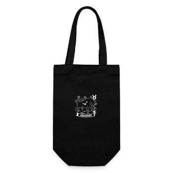 Taurus Taurus Zodiac Star Sign Of Zodiac - Gift Bag for Bottles - black - Front