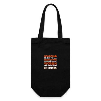 Chemist Strongest Women Become Chemists - Gift Bag for Bottles - black - Front